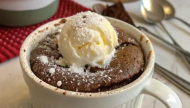 Schokoladen-Mug-Cake in 5 Minuten