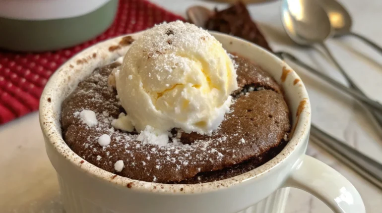 Schokoladen-Mug-Cake in 5 Minuten