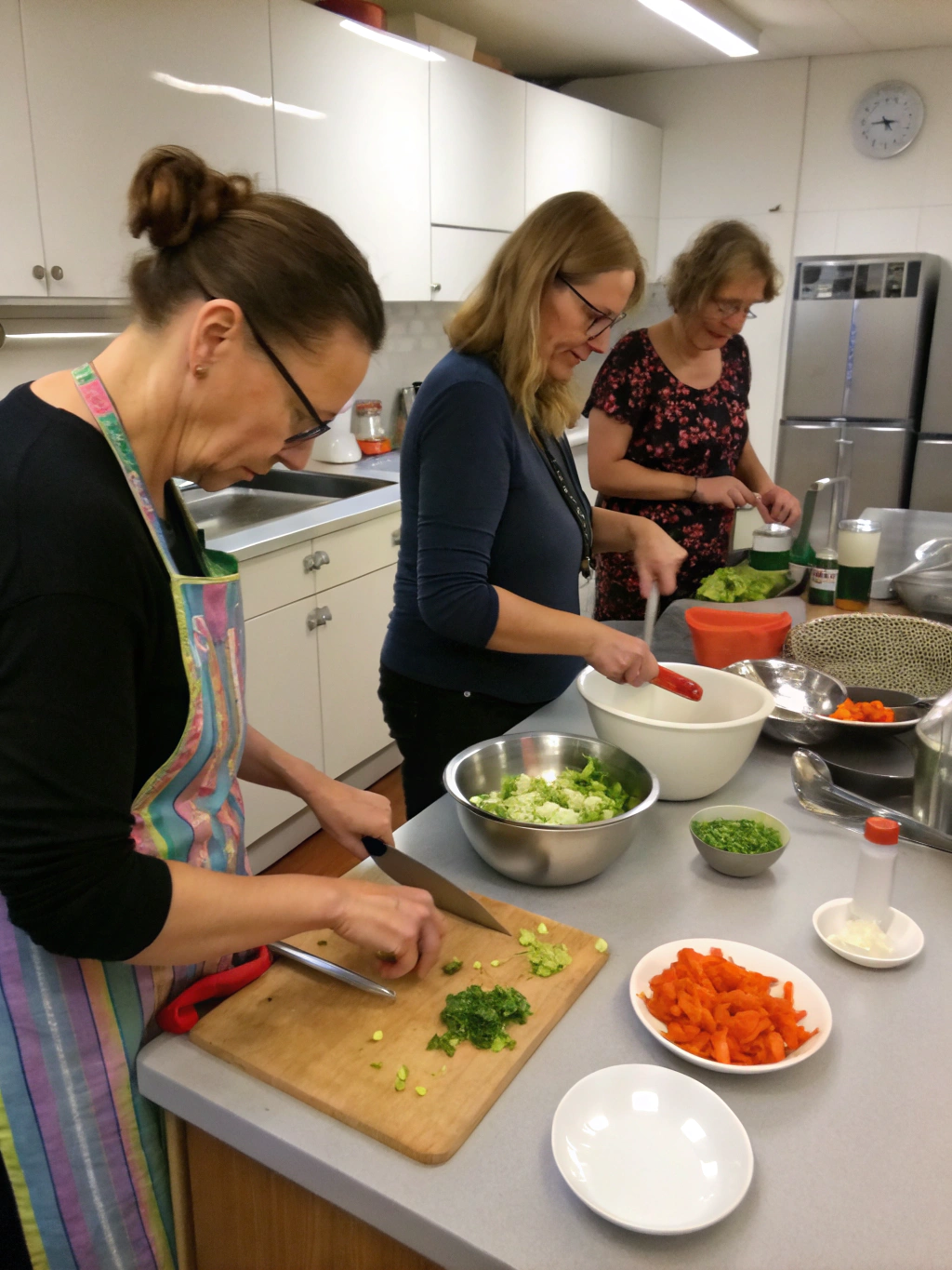 Küchenhacks für Frauen preparing steps