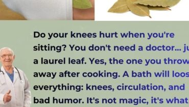 Mit 47 Jahren tut sie dies dreimal pro Woche mit Lorbeerblättern und ihre Knie… Mit 47 Jahren tut sie dies dreimal pro Woche mit Lorbeerblättern und ihre Knie…