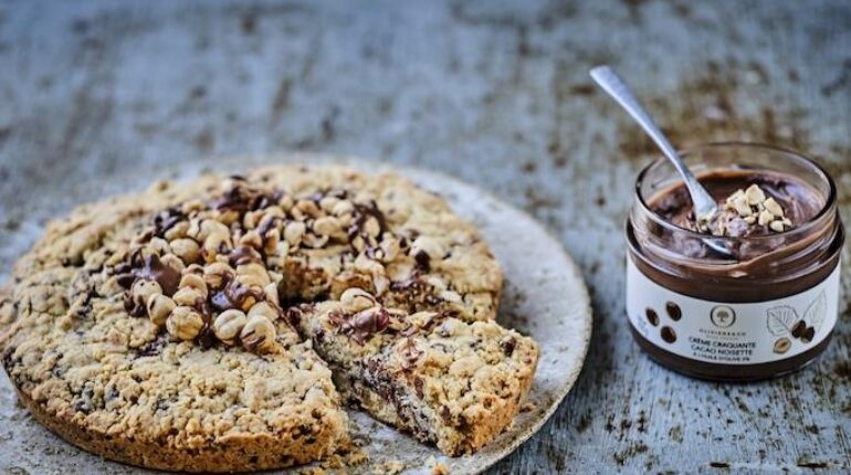 Baking Chocolate Hazelnut Cookie Recipe Dessert Ideas Giant Dessert Homemade Cookies 