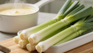 Lauchauflauf mit Béchamel: Wie Geflügelbrust den Schinken ersetzt, ohne an Genuss zu verlieren Lauchauflauf mit Béchamel: Wie Geflügelbrust den Schinken ersetzt, ohne an Genuss zu verlieren