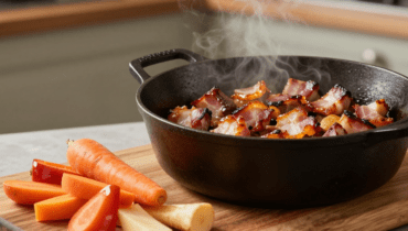 Rehgulasch mit Pilzen: Das traditionelle Rezept, das Wildbret in ein Wohlfühlgericht verwandelt Rehgulasch mit Pilzen: Das traditionelle Rezept, das Wildbret in ein Wohlfühlgericht verwandelt