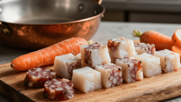 Seeteufel-Blanquette nach Montbéliard-Art: Das Fusionsrezept, das edlen Fisch und Wurstspezialitäten aus der Franche-Comté vereint Seeteufel-Blanquette nach Montbéliard-Art: Das Fusionsrezept, das edlen Fisch und Wurstspezialitäten aus der Franche-Comté vereint