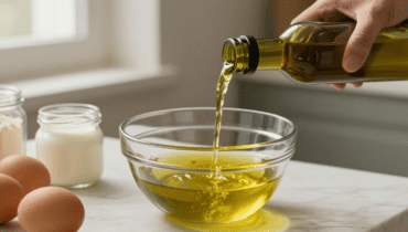 Joghurtkuchen: Olivenöl und Maisstärke verändern seine Textur radikal