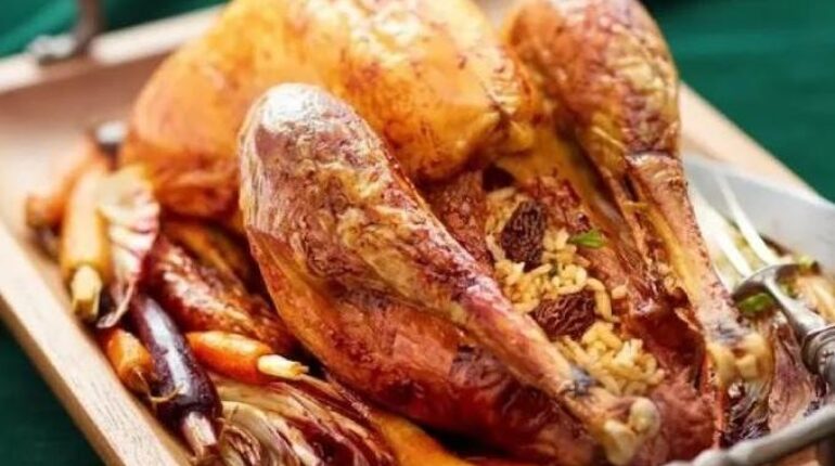Dinner Recipe Holiday Feast Morels Risotto Thanksgiving Turkey 