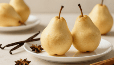 Birnencremesuppe mit Sternanis und Vanille-Schlagsahne: ein raffiniertes Rezept, fertig in 45 Minuten