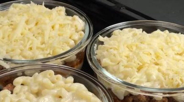 Comfort Food Ground Meat HühnerScampiPasta Italian Recipe Quick Meals Weeknight Dinners 