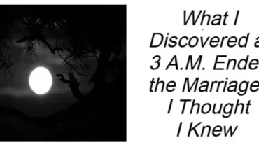Um 3 Uhr morgens folgte ich meinem Ehemann, der den Müll rausbrachte – Was ich an der Nachbarin Tür sah, beendete 22 Jahre Ehe Um 3 Uhr morgens folgte ich meinem Ehemann, der den Müll rausbrachte – Was ich an der Nachbarin Tür sah, beendete 22 Jahre Ehe