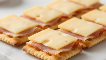 Ritz-Cracker-Aperitif-Sandwiches: Das einfache Rezept mit Schinken, Schweizer Käse und Mohn, das alle begeistert Ritz-Cracker-Aperitif-Sandwiches: Das einfache Rezept mit Schinken, Schweizer Käse und Mohn, das alle begeistert