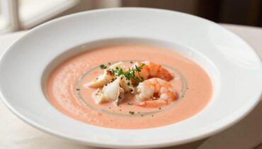 Krabben- und Garnelenbisque: Die Sherry-Technik, die dieses klassische Gericht in ein Gourmet-Essen verwandelt Krabben- und Garnelenbisque: Die Sherry-Technik, die dieses klassische Gericht in ein Gourmet-Essen verwandelt