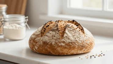 Brot ohne Mehl und Hefe: Dieses gesunde Rezept mit Flohsamenschalen und Leinsamen ist in 10 Minuten zubereitet und backt im Glas Brot ohne Mehl und Hefe: Dieses gesunde Rezept mit Flohsamenschalen und Leinsamen ist in 10 Minuten zubereitet und backt im Glas