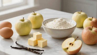 Apfel-Vanille-Kuchen: Das saftige Rezept mit 6 Zutaten, das Ihre hausgemachten Snacks veredelt