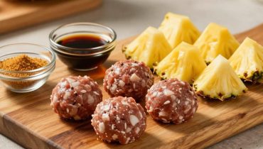 Ananas-Fleischbällchen mit süß-saurer Barbecue-Sauce: Das einfache Rezept, das ein gewöhnliches Gericht in ein tropisches Aroma verwandelt