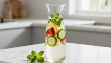 Detox-Wasser mit Zitrone, Erdbeere, Minze und Gurke: Wie dieses einfache Getränk Limonaden ersetzt und Ihre Hydratation steigert Detox-Wasser mit Zitrone, Erdbeere, Minze und Gurke: Wie dieses einfache Getränk Limonaden ersetzt und Ihre Hydratation steigert