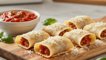 Lasagne-Rollen mit Wurst und drei Käsesorten: Das Geheimnis eines noch besseren Geschmacks nach 24 Stunden Ruhezeit