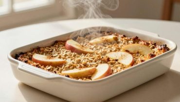 Gesundes Frühstück: Wie das Oatmeal Apple Bake das Meal Prepping an hektischen Morgen revolutioniert