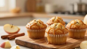 Apfel-Karamell-Muffins: das perfekte Rezept, um Ihr Frühstück in einen Genussmoment zu verwandeln