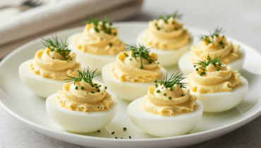 Eier Mimosa mit Lachs: Die Spritzbeutel-Technik, die diese klassische Vorspeise in ein Festtagsgericht verwandelt
