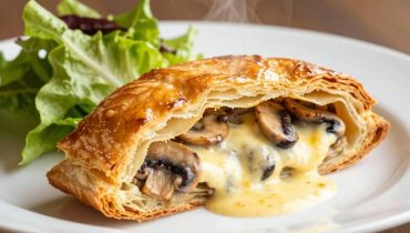 Blätterteig mit Schinken und Pilzen: Das Express-Rezept, das vom Abendessen bis zum Brunch funktioniert Blätterteig mit Schinken und Pilzen: Das Express-Rezept, das vom Abendessen bis zum Brunch funktioniert