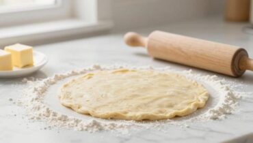 Apple Pie mit Limousin-Äpfeln g.U.: Die Technik der zwei Teigscheiben für eine perfekte Kruste