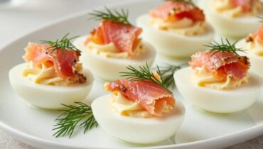 Gefüllte Eier mit Räucherlachs: Das raffinierte Aperitif-Rezept, das in 10 Minuten fertig ist