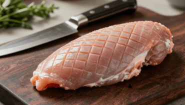 Pilzrisotto und Entenfilet: Die Technik des Rautenmusters für perfekt knuspriges Fett