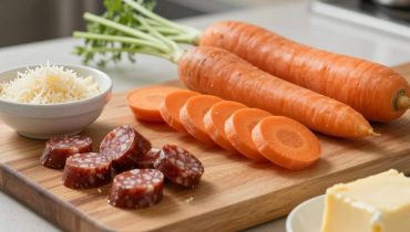 Herzhafter Karotten-Chorizo-Crumble: Wie Honig dieses Gericht in ein schmelzendes und schmackhaftes Rezept verwandelt