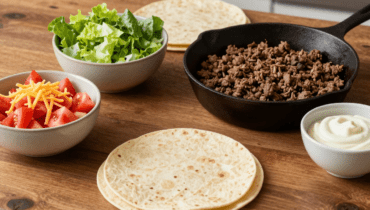 Hackfleisch-Wraps: Das Express-Familienrezept, das allen Altersgruppen schmeckt Hackfleisch-Wraps: Das Express-Familienrezept, das allen Altersgruppen schmeckt