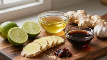 Hähnchen mit Kokos und Erdnuss: Das Rezept in 25 Minuten mit Express-Marinade aus Ingwer und Erdnussbutter