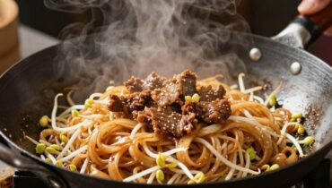 Beef Chow Fun: Die Technik kantonesischer Restaurants für perfekt gebratene Reisnudeln in 10 Minuten