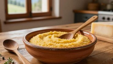 Cremige Parmesan-Polenta: die glutenfreie korsische Beilage, die Nudeln und Reis in 20 Minuten ersetzt Cremige Parmesan-Polenta: die glutenfreie korsische Beilage, die Nudeln und Reis in 20 Minuten ersetzt