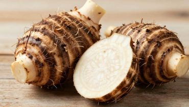 Taro: 600 mg Kalium und 6 g Ballaststoffe pro 100 g zur Stabilisierung Ihrer Energie und Reduzierung von Verdauungsentzündungen