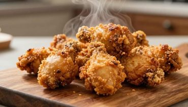 Hähnchenreste: das nostalgische Rezept für knusprige Puffer, das Ihren vergessenen Braten in ein Wohlfühlgericht verwandelt