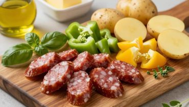 Geräucherte Wurst und Ofenkartoffeln: Das modulierbare Rezept, das sich all Ihrem Gemüse anpasst