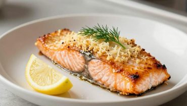 Lachs aus dem Ofen in weniger als 20 Minuten: Das cremige Parmesan-Topping, das geschmacklose Diätgerichte ersetzt