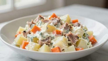 Russischer Salat mit Thunfisch: Der 30-Minuten-Ruhetrick, der alles verändert