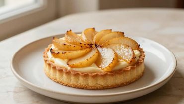 Birnen-Amandine-Tarte: Die Technik der Konditoren für eine perfekt schmelzende Mandelcreme Birnen-Amandine-Tarte: Die Technik der Konditoren für eine perfekt schmelzende Mandelcreme