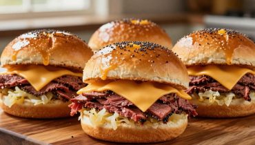 Corned-Beef-Slider: Die Käse-Barriere-Technik, die verhindert, dass Ihre Brötchen weich werden Corned-Beef-Slider: Die Käse-Barriere-Technik, die verhindert, dass Ihre Brötchen weich werden