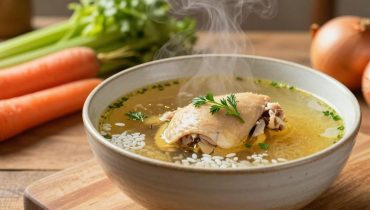 Hühnersuppe mit Reis für 1,89 €: Die Technik des Ablöschens, die eine gewöhnliche Brühe in ein Wohlfühlgericht verwandelt Hühnersuppe mit Reis für 1,89 €: Die Technik des Ablöschens, die eine gewöhnliche Brühe in ein Wohlfühlgericht verwandelt