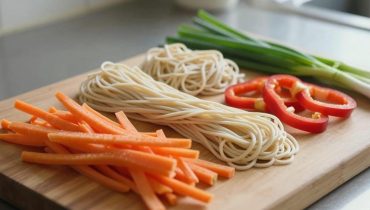 Gebratene Nudeln mit Chipotle-Chili: Die Abkühltechnik, die die Textur verändert