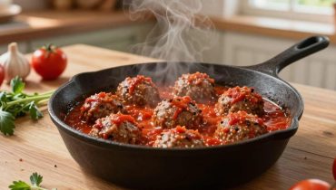 Fleischbällchen in Tomatensauce: Wie altbackenes Brot dieses Familienrezept in das perfekte Wohlfühlgericht verwandelt