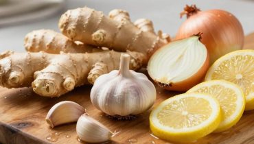 Immunsystem und Atemwege: Die Kombination aus Ingwer, Knoblauch, Zwiebel und Zitrone durch wissenschaftliche Studien belegt Immunsystem und Atemwege: Die Kombination aus Ingwer, Knoblauch, Zwiebel und Zitrone durch wissenschaftliche Studien belegt