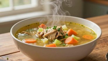 Hühner-Gemüse-Suppe: Nur 220 Kalorien für eine vollständige Mahlzeit, die 2 Monate haltbar ist