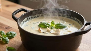 Hähnchen mit Basilikum und Kokos-Curry: Warum langsames Garen ein einfaches Gericht in ein tröstliches Ritual verwandelt