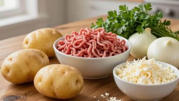 Überbackene Rinderhackbällchen mit Kartoffeln: Das Familienrezept mit hausgemachter Béchamel, das eine Abwechslung zum Gratin Dauphinois bietet