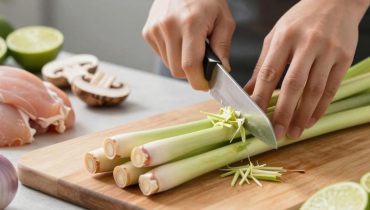 Tom Yum mit Hähnchen: Die Technik des zerdrückten Zitronengrases, die den Geschmack dieser thailändischen Suppe völlig verändert