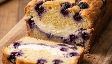 Saftiger Blaubeer-Frischkäse-Kuchen Saftiger Blaubeer-Frischkäse-Kuchen