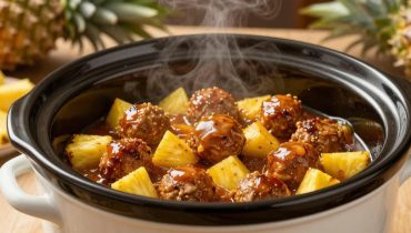Crockpot: Wie langsames Garen einfache Fleischbällchen in ein zartschmelzendes hawaiianisches Gericht verwandelt Crockpot: Wie langsames Garen einfache Fleischbällchen in ein zartschmelzendes hawaiianisches Gericht verwandelt