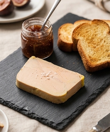 Hausgemachte Enten-Foie-Gras-Terrine